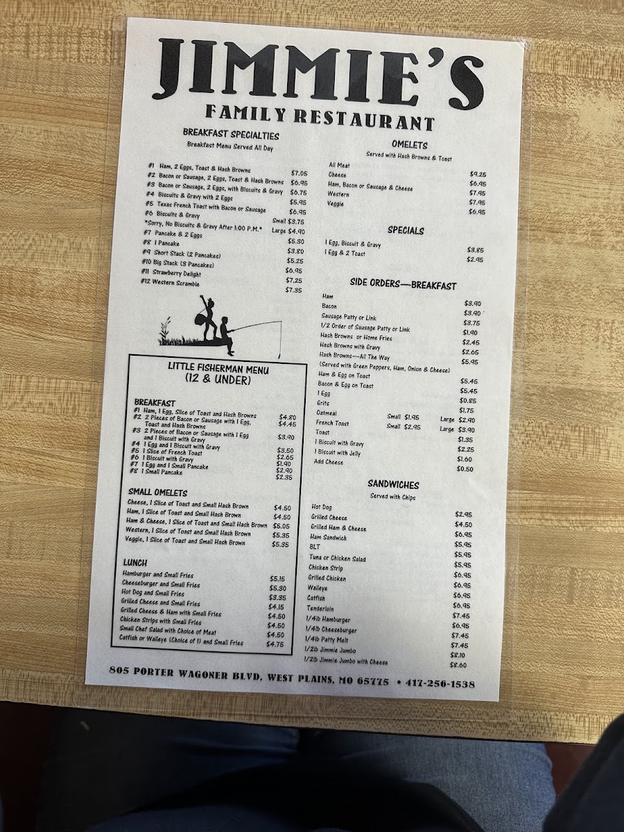 Jimmies Walleye & Catfish Menu - Image 2